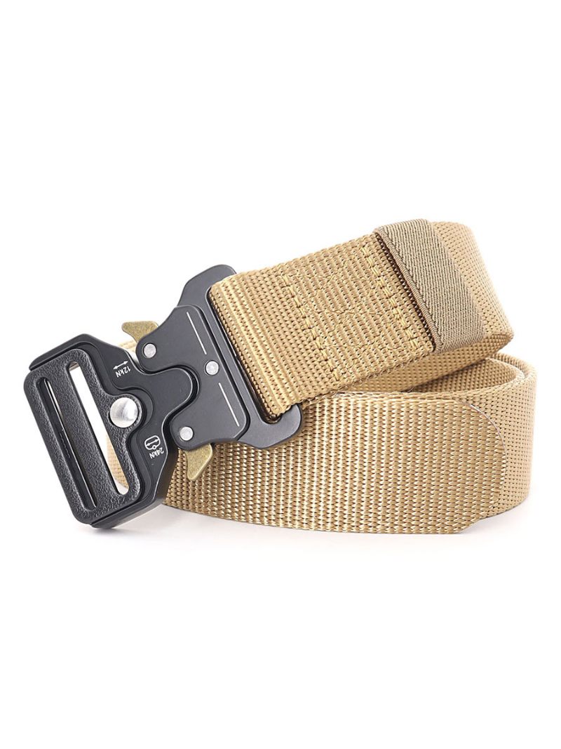 Toile Ceinture Pour Hommes À La Mode - Kaki