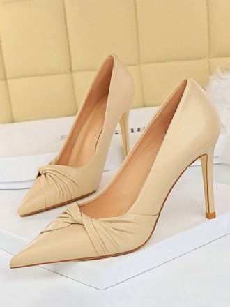 Escarpins Femme Bout Pointu Talon Aiguille Chic Talons D'été Abricot