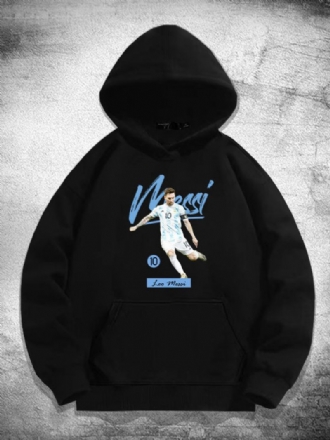 Argentine Messi Sweat À Capuche Manches Longues Pour Hommes