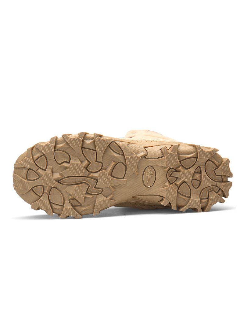 Bottes Pour Hommes Randonnée D'alpinisme Plein Airecru Blanc Bout Rond Respirant Confortable Camping Légères Et Confortables Respirantes - Beige