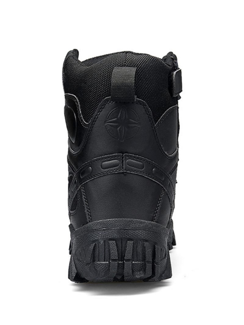 Bottes Pour Hommes Randonnée D'alpinisme Plein Airecru Blanc Bout Rond Respirant Confortable Camping Légères Et Confortables Respirantes - Noir