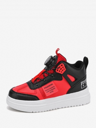 Chaussures Pour Garçons Confortables Cuir Pu Géométrique