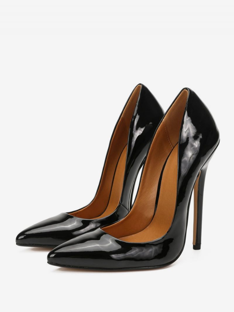 Escarpins Cuir Pu À Talons Hauts Sexy Pour Femmes