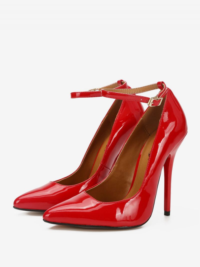Escarpins Cuir Pu À Talons Hauts Sexy Pour Femmes