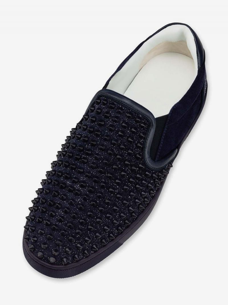 Chaussures Casial Noires À Bout Rond Pour Hommes - Noir