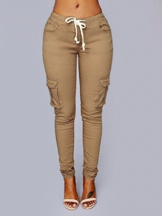 Pantalon Femme Taille Haute Noir