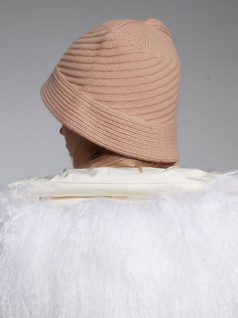 Chapeaux Pour Femmes Fabuleux Tricotés Chauds D'hiver Laine - Camel