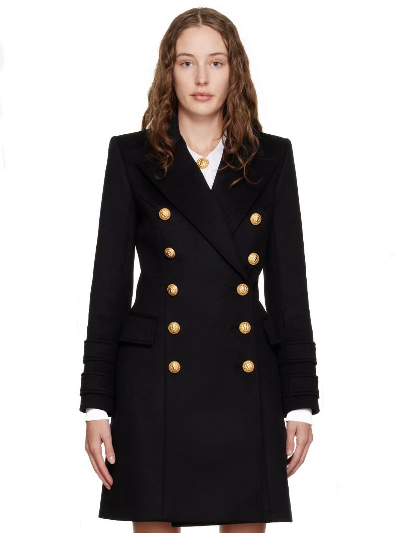 Manteau D'hiver Camel Pour Femmes Vêtements D'extérieur Chauds 2024 - Noir